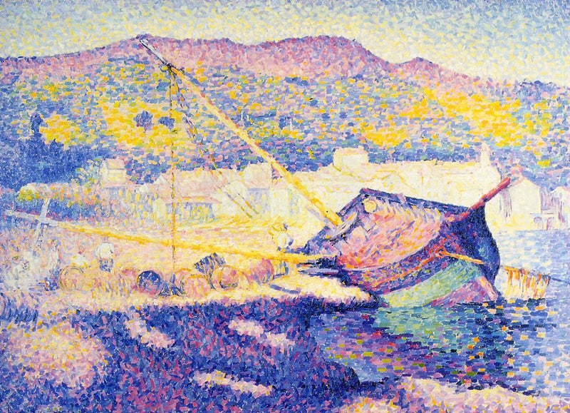 Den blå båten - Henri-Edmond Cross
