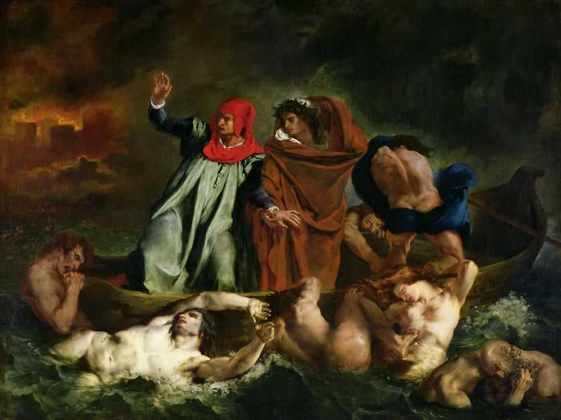 Dantes Båt - Eugène Delacroix