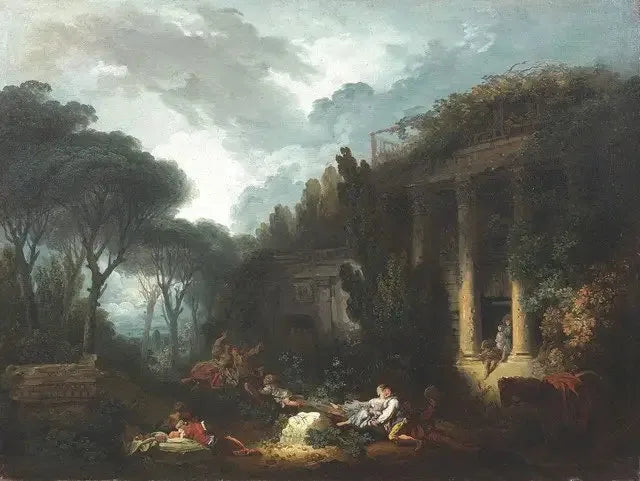 Balanseringen - Jean-Honoré Fragonard