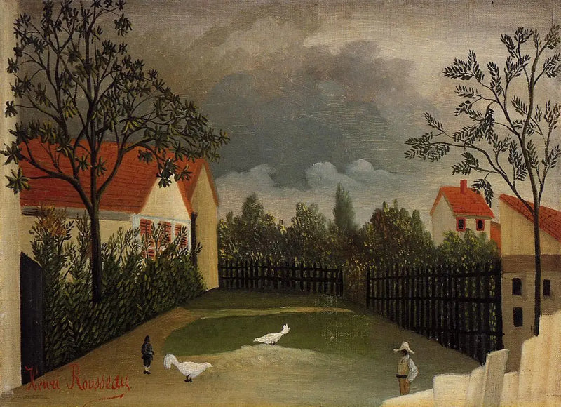 Fjäderfägården - Henri Rousseau