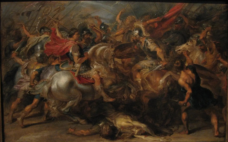 Slaget vid Konstantin och Licinius - Peter Paul Rubens