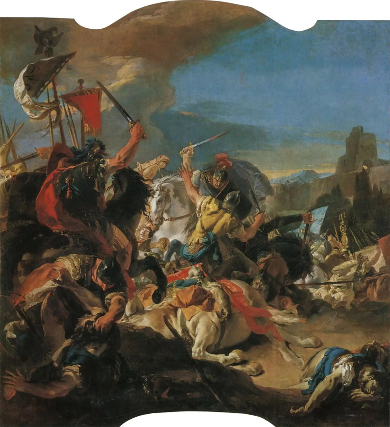 Slaget vid Vercellae - Giovanni Battista Tiepolo