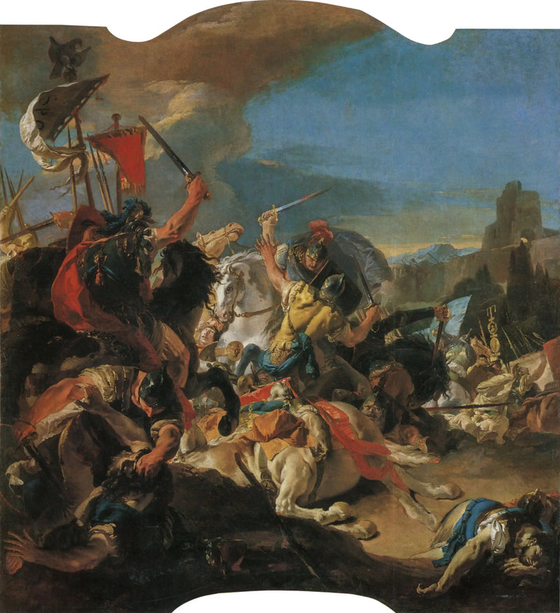 Slaget vid Vercellae - Giovanni Battista Tiepolo