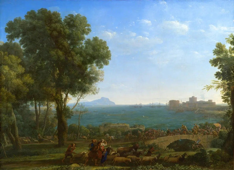 Slaget vid bron - Claude Lorrain