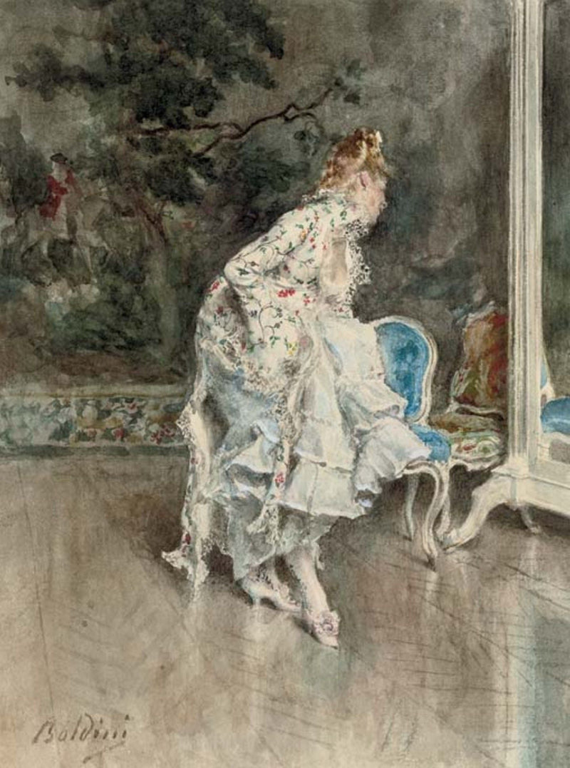 Skönheten framför spegeln - Giovanni Boldini