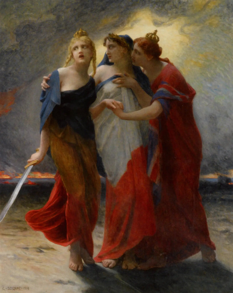 Belgien, Frankrike och England framför den tyska invasionen - Guillaume Seignac