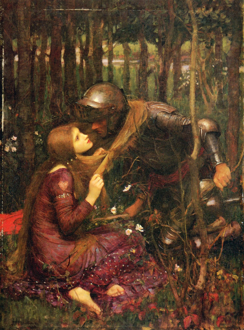 Den vackra damen utan barmhärtighet - John William Waterhouse