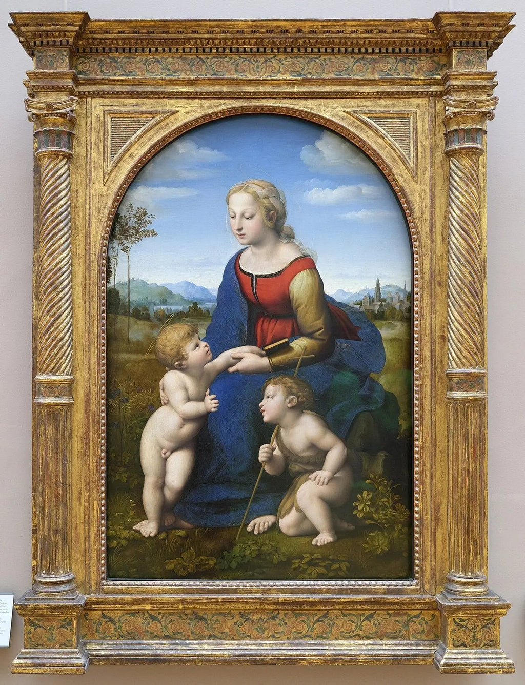 La Belle Jardinière - Raphaël Sanzio image 2 reproduction artisanale de tableau