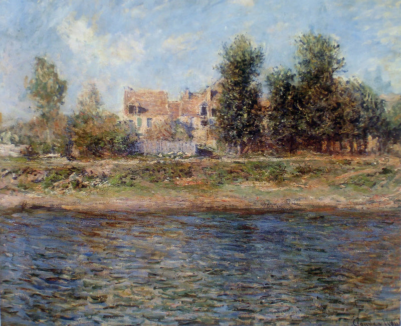 Seines strand - Claude Monet