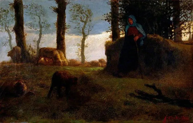 Fårflickan - Jean-François Millet