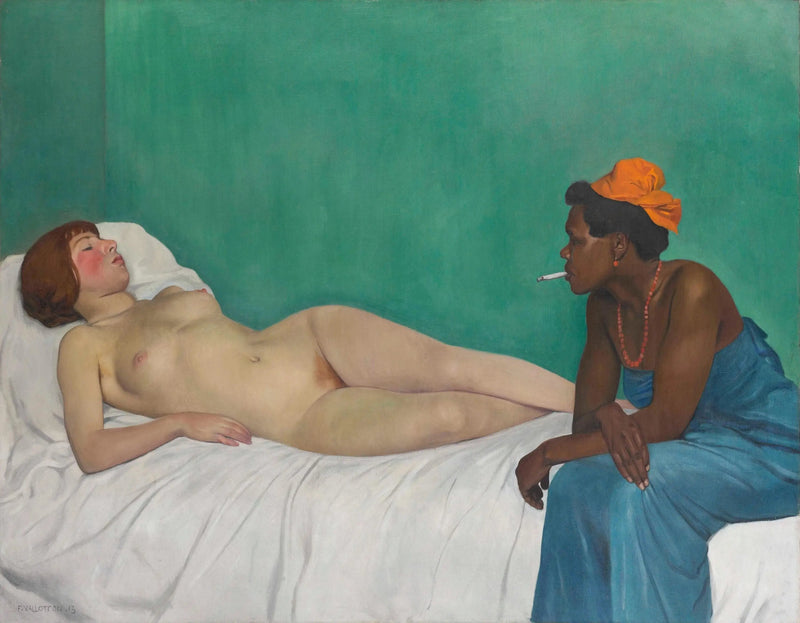 Den vita och den svarta - Félix Vallotton