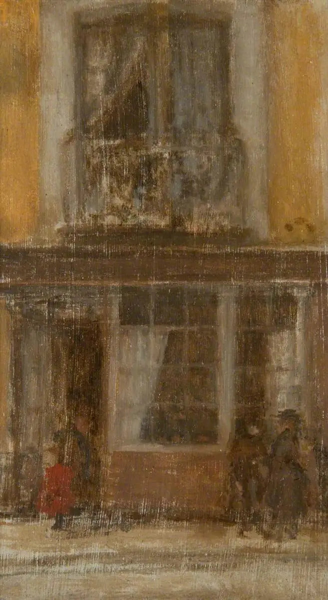 Tvätterskan, Dieppe - James Abbott McNeill Whistler