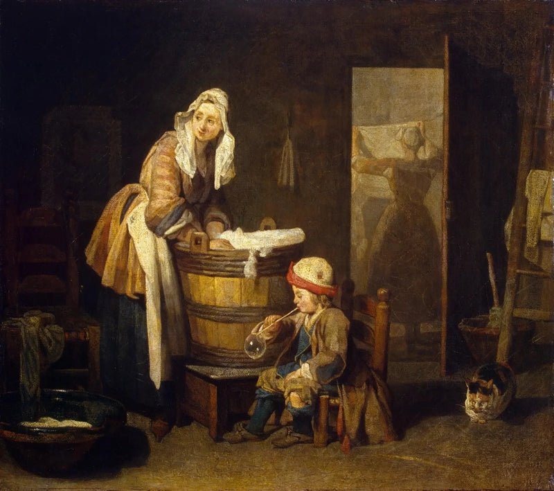 Tvätterskan - Jean Simeón Chardin