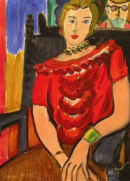 Den röda blusen - Henri Matisse