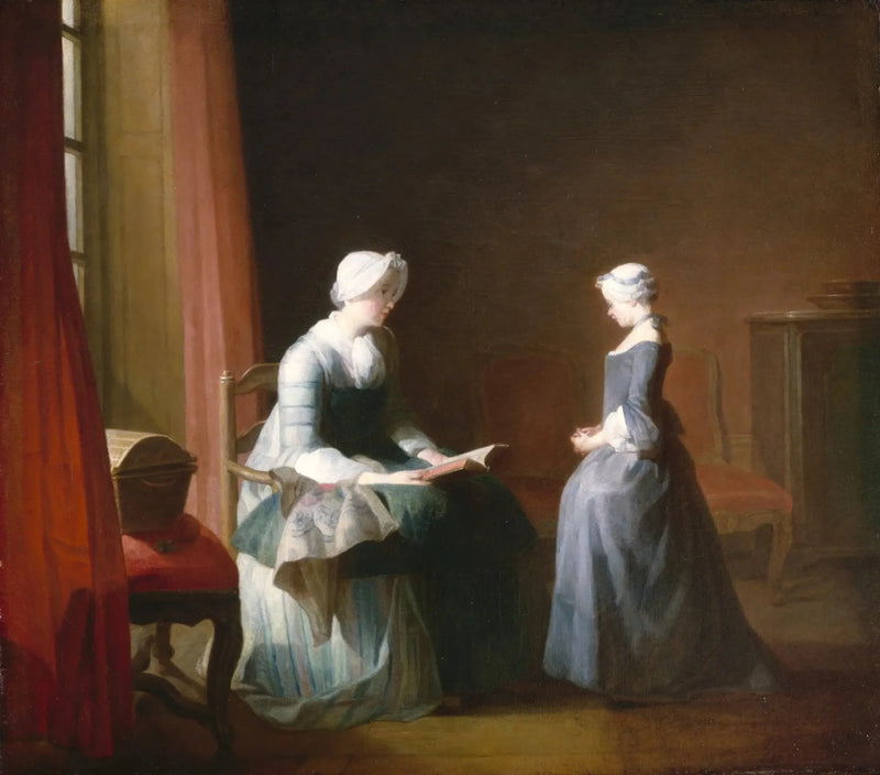 Den goda uppfostran - Jean Simeón Chardin