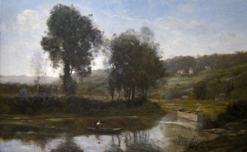 Seinebågen vid Port-Marly - Jean-Baptiste Camille Corot