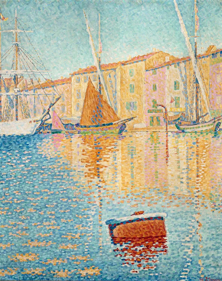 Den röda boj - Paul Signac