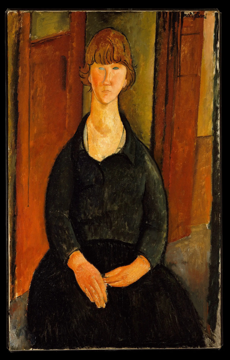 Blomsterflickan - Amedeo Modigliani