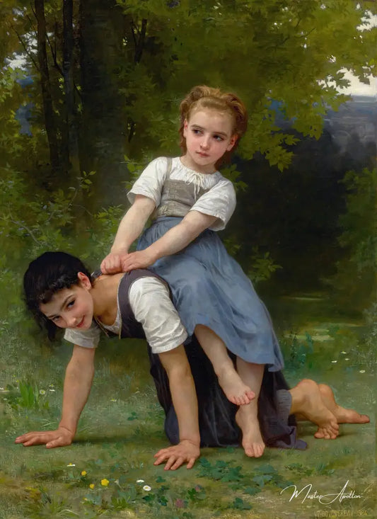 La Bourrique - William Bouguereau Reproductions de tableaux à la peinture à l’huile