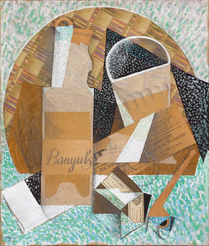 Banyuls-flaskan - Juan Gris