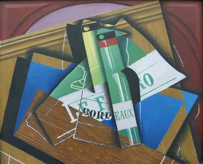 Bordeaux-flaskan - Juan Gris