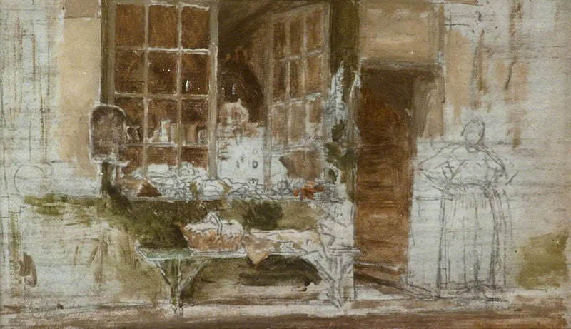 Primeursbutiken, Paris - James Abbott McNeill Whistler