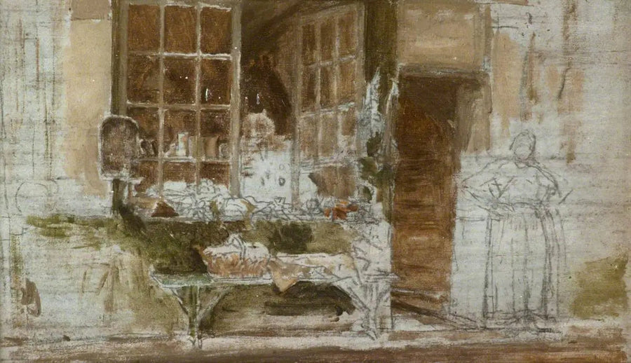 Primeursbutiken, Paris - James Abbott McNeill Whistler