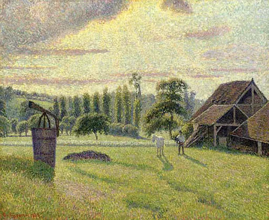 Tegelbruket Delafolie i Éragny - Camille Pissarro