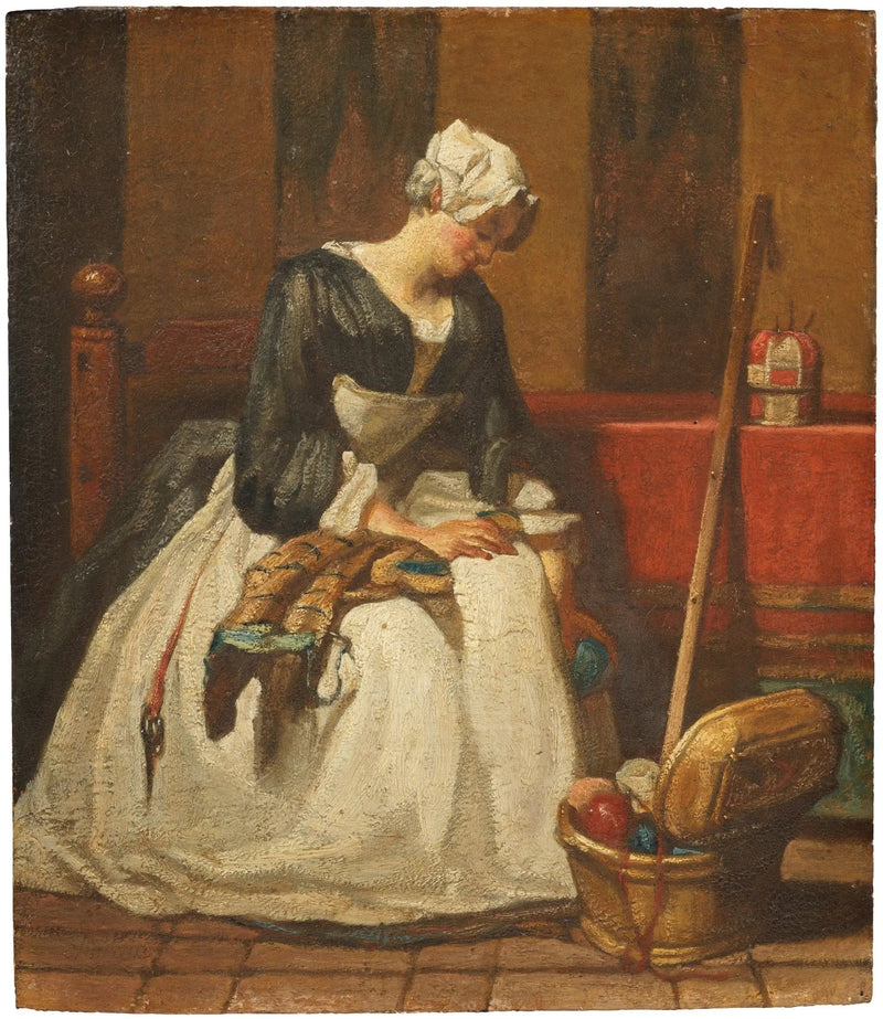 Broderimaskinen - Jean Simeón Chardin
