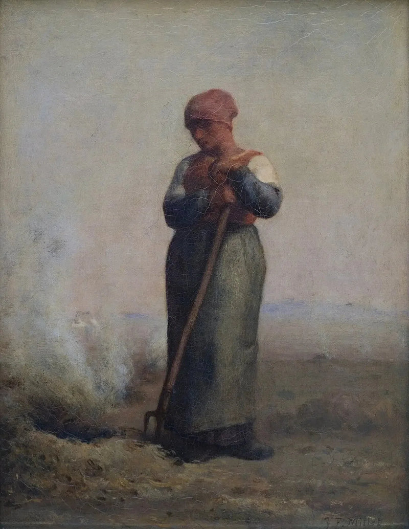 Herbbrännaren - Jean-François Millet