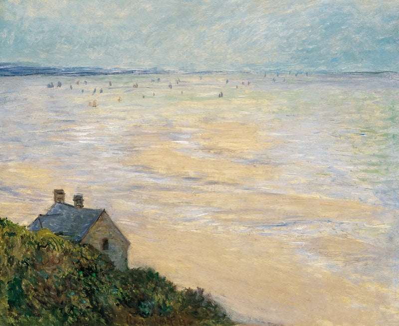 La Cabane à Trouville, ebb - Claude Monet