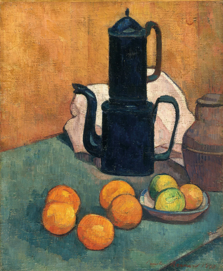 Den blå kaffebryggaren - Émile Bernard