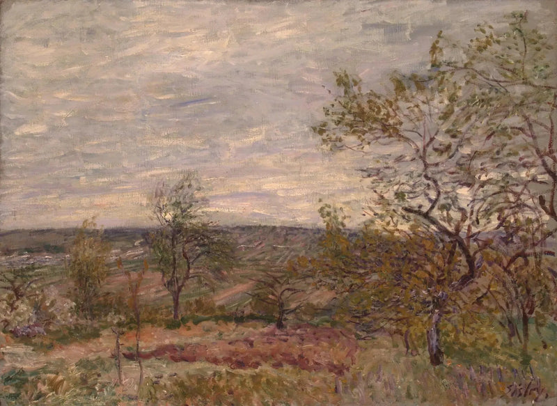 Kampanjen i Veneux - Alfred Sisley