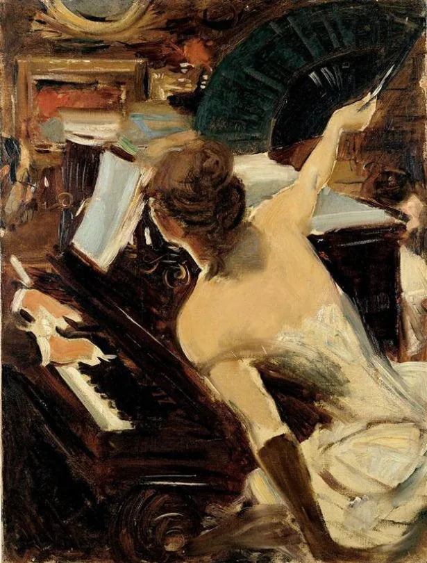Den världsberömda sångerskan - Giovanni Boldini
