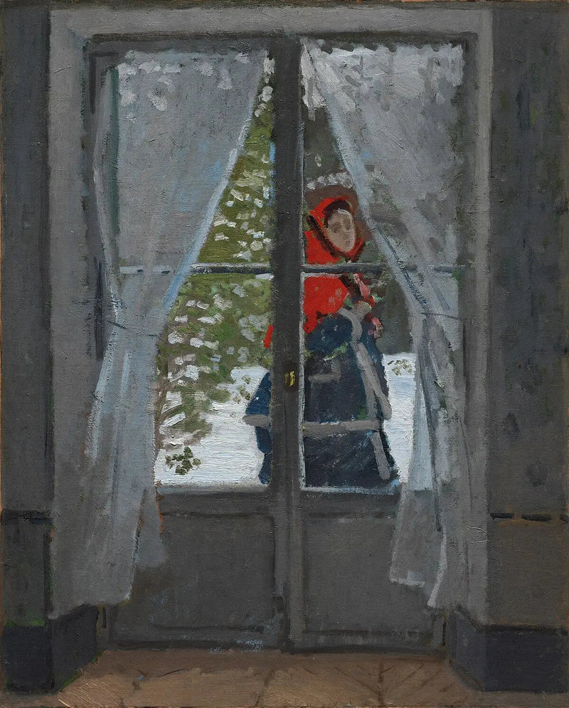 Den röda hatten - Claude Monet