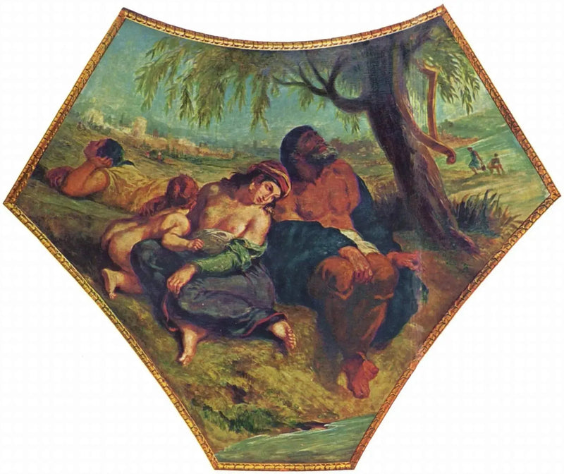 Fångenskapen i Babylon - Eugène Delacroix
