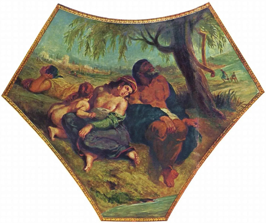 Fångenskapen i Babylon - Eugène Delacroix