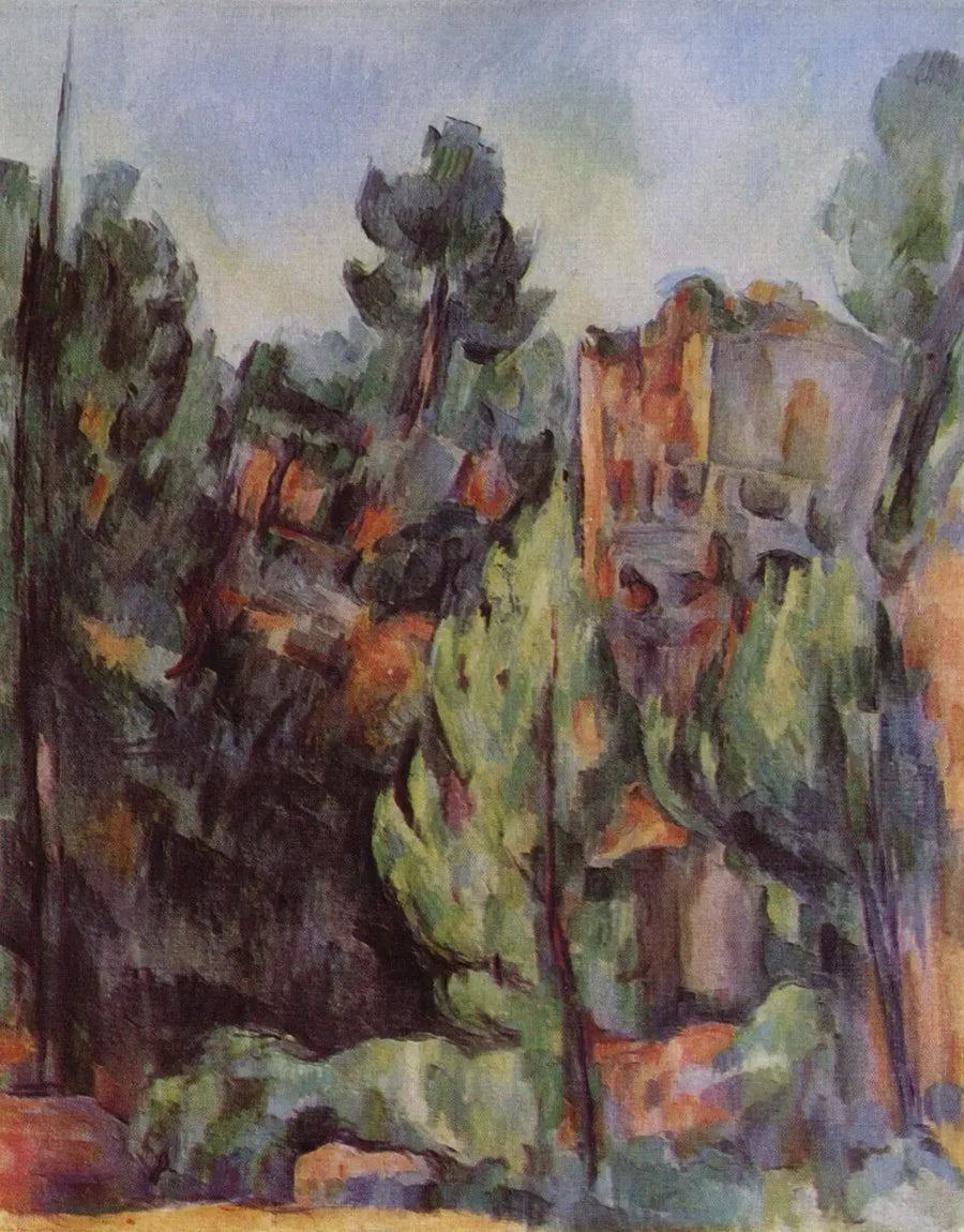 Bibémus stenbrott - Paul Cézanne