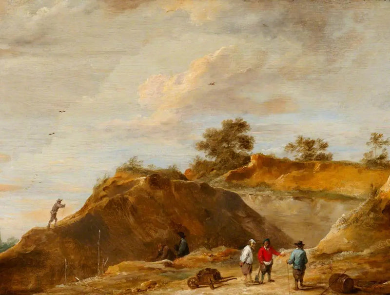 Sandkarran - David Teniers den Yngre