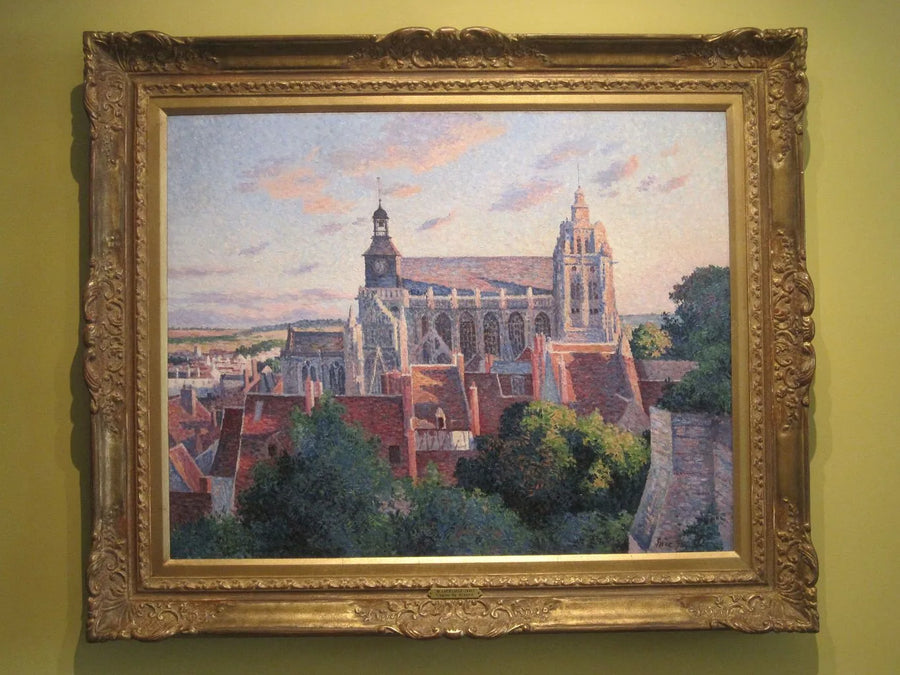 Gisors katedral, utsikt från stadsmurarna - Maximilien Luce