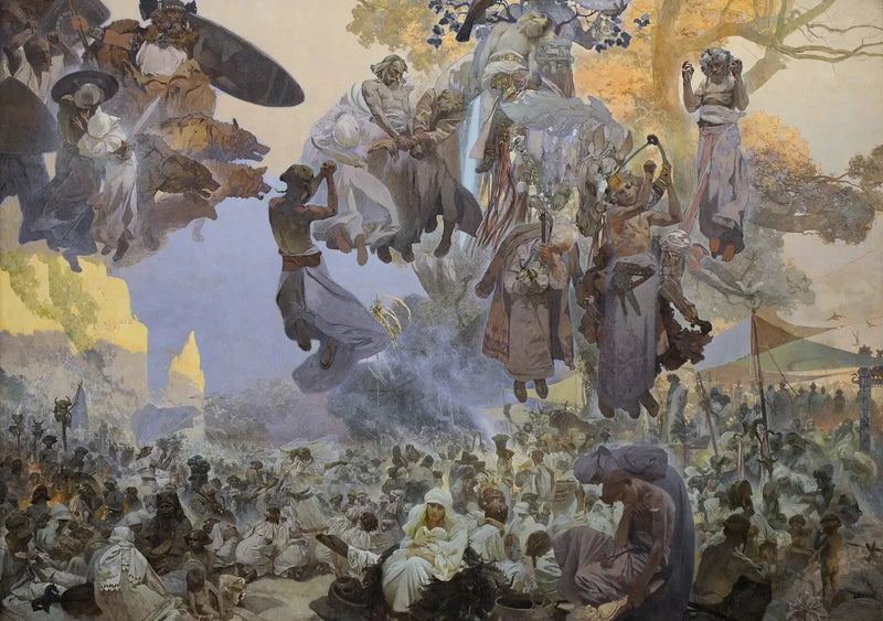 Svantovíts firande - Alphonse Mucha