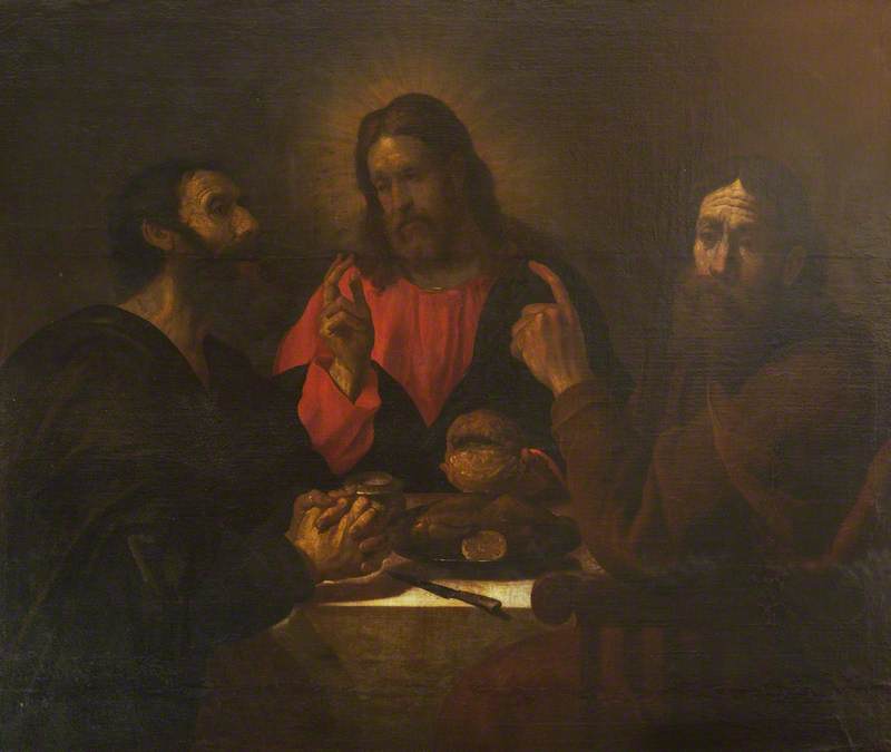 Emmaus måltid - Ludovico Carracci