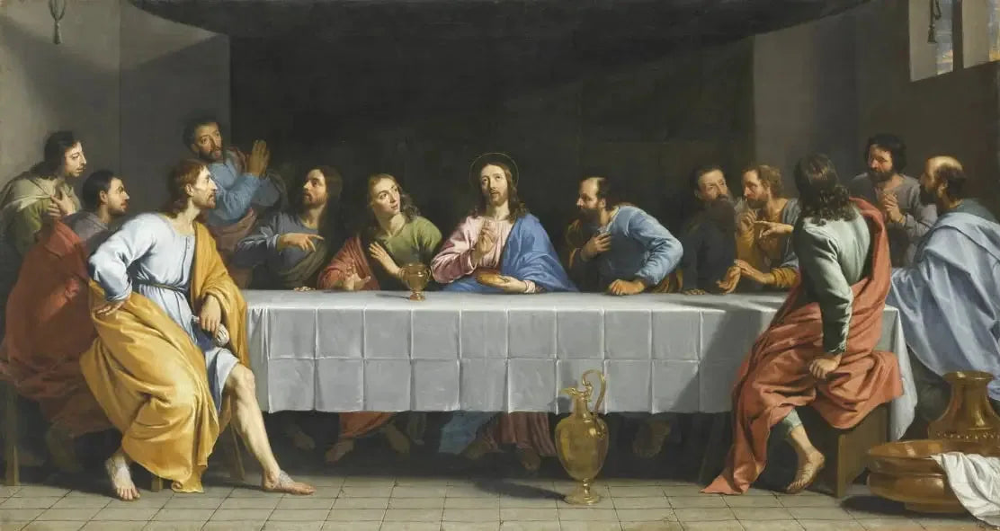 La Cène, dit La Petite Cène - Philippe de Champaigne image 1 reproduction de peinture à l’huile