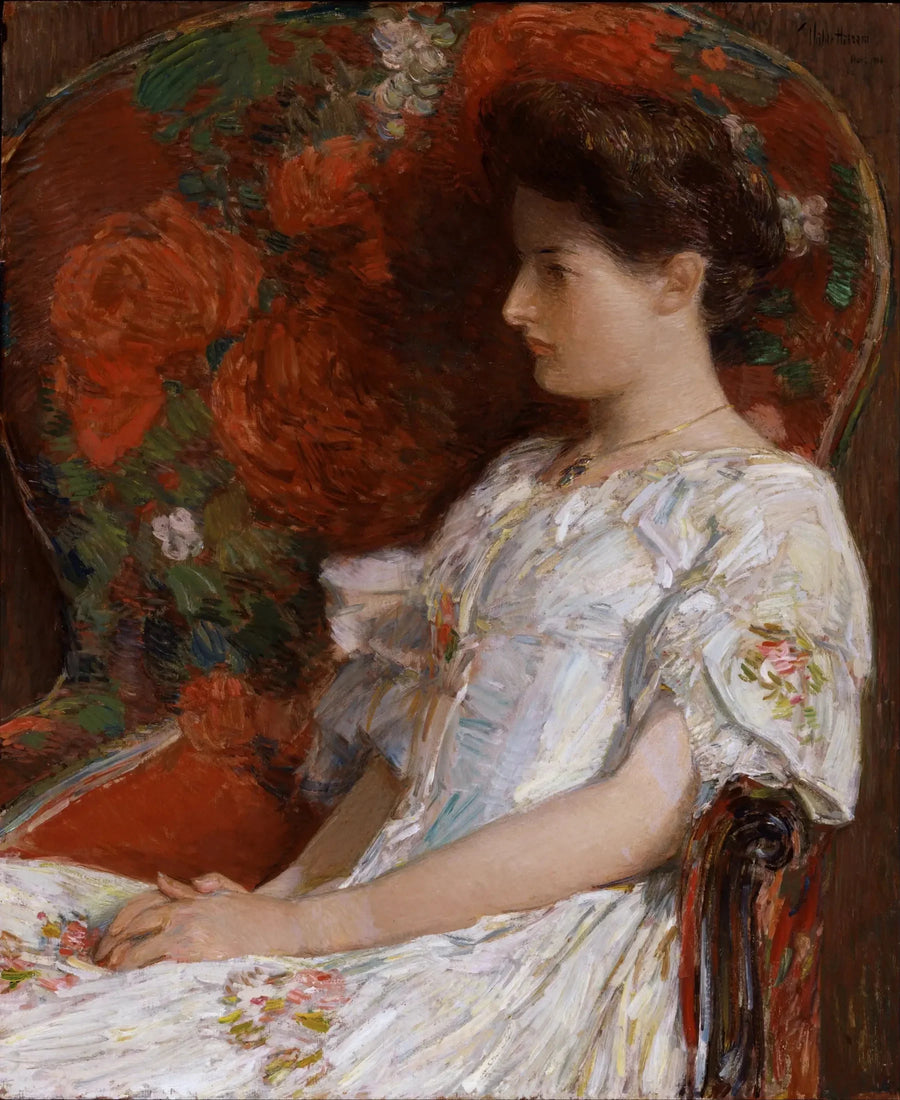 Den viktorianska stolen - Childe Hassam