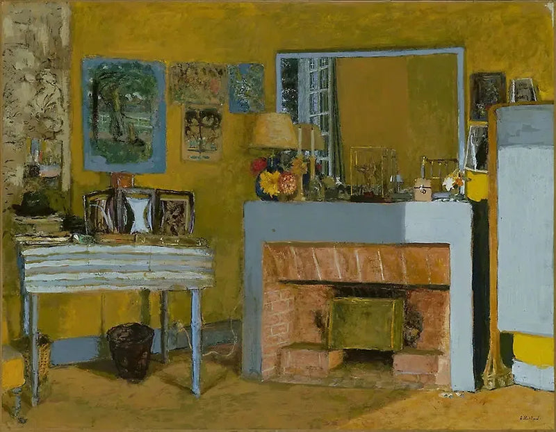 Vuillards rum i Clayes - Édouard Vuillard