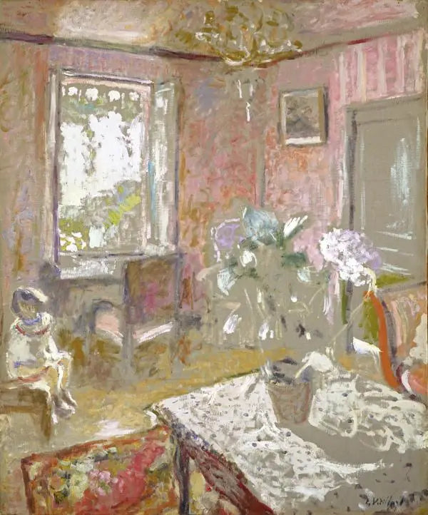Det rosa rummet - Édouard Vuillard