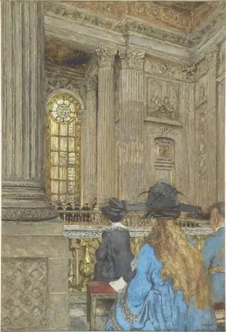 Kapellet i Versailles slott - Édouard Vuillard