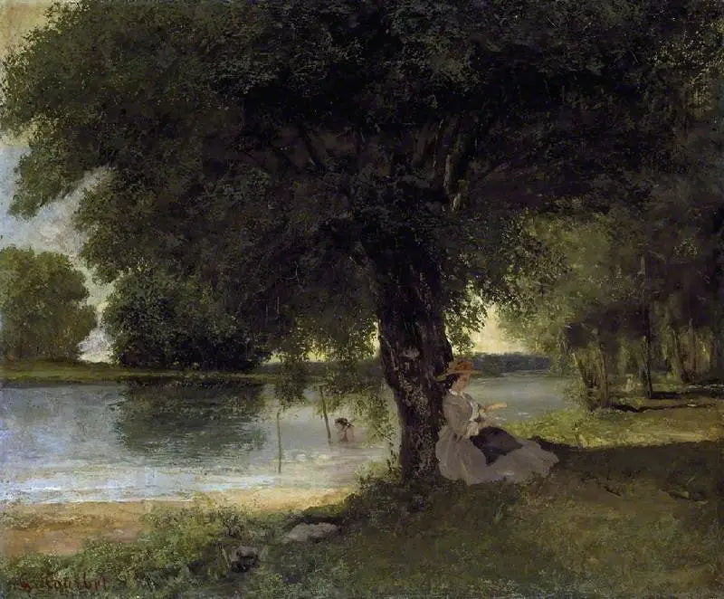 Charente vid Port-Bertaud - Gustave Courbet