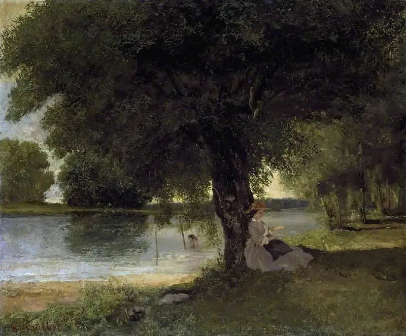 Charente vid Port-Bertaud - Gustave Courbet