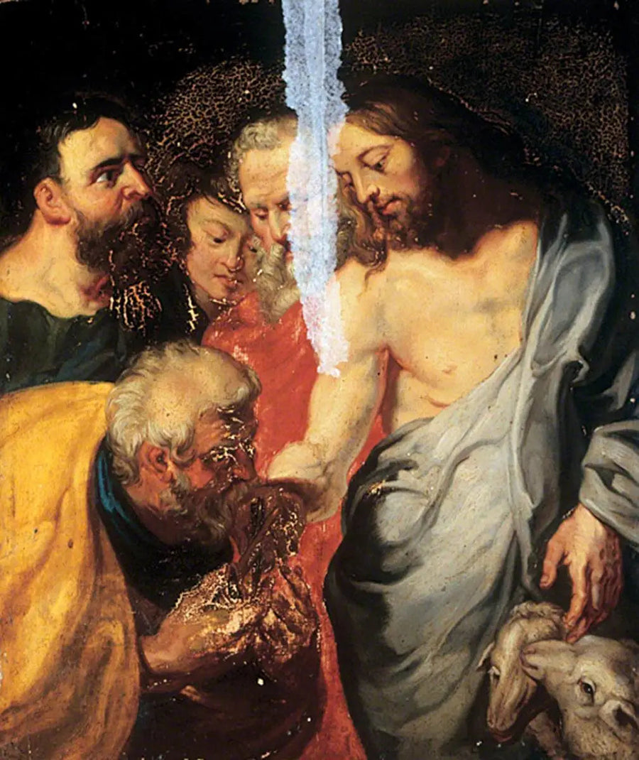 Kristi laddning till Sankt Petrus - Peter Paul Rubens